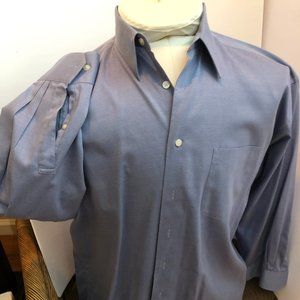 Claybrook Blue Dress Shirt   17  32/33